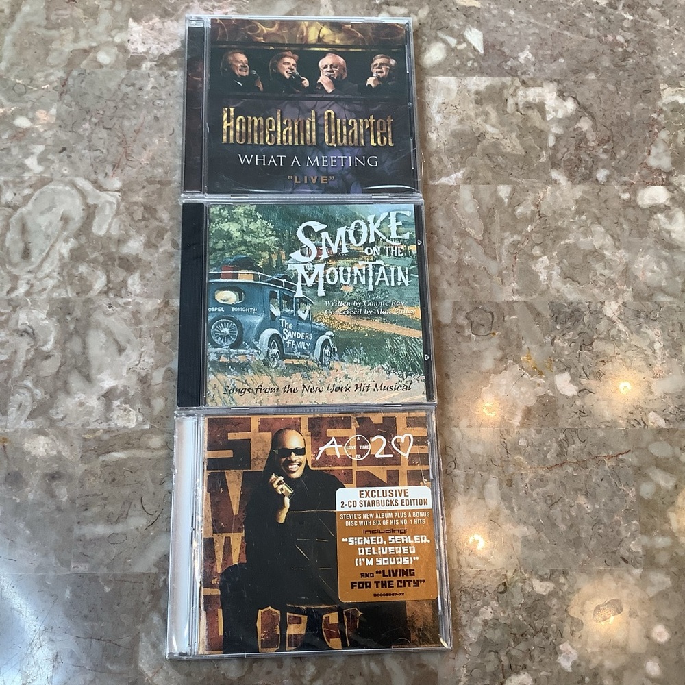 LOWEST PRICE CD Bundle, (3) new in plastic